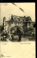 CP (Tournai: L'ancien Pont à L'Arche) Obl. TOURNAI (STATION ) 1906 - Rural Post