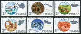 POLAND 1980 Scientific Expeditions Used.  Michel 2686-91 - Oblitérés