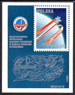 POLAND 1980 Intercosmos Programme Block  MNH / **.  Michel Block 82 - Blokken & Velletjes