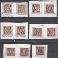 Australia States New South Wales NSW 1871/1882, 6 Pence Study Mi#46,55 - Oblitérés