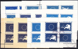 Europa - CEPT 1966, Interesting Issue Not Listed In Catalog, Blue Blocks - 1966