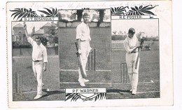 SPORT-103   CRICKET : Bosanquet / Warner / Foster 1904 - Cricket