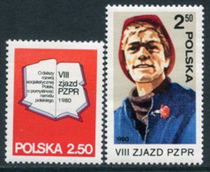 POLAND 1980 Polish Workers' Party MNH / **.  Michel 2672 - Unused Stamps
