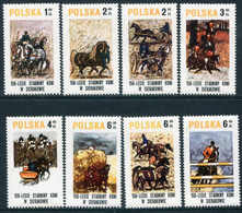 POLAND 1980 Sierakow Horse Breeding MNH / **.  Michel 2664-71 - Nuovi