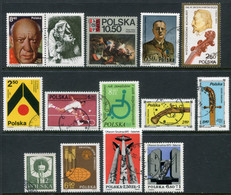 POLAND 1981 Eleven Commemorative Issues Used. - Usados