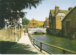 RIVER ITCHEN, WINCHESTER, HAMPSHIRE. UNUSED POSTCARD Pv6 - Winchester