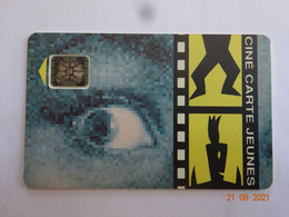 CINECARTE CARTE A PUCE CARD CHIP CINE CARTE JEUNE OEIL - Cinécartes