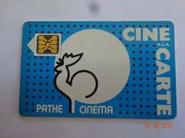 CINECARTE CARTE A PUCE CARD CHIP CARTE CINÉMA COQ PATHE - Kinokarten