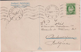 POLAIRE-SPITZBERG-CP SVALBARD-CP RECTO  VERSO-1932 - Événements & Commémorations