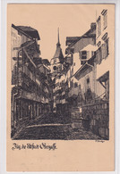 Zug - Die Altstadt Obergasse (F. Stocker) - Zug