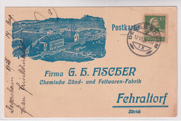 Firmenpostkarte - G.H. FischerChemische Zünd- Und Fettwaren-Fabrik - Fehraltdorf - Dorf