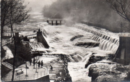 CPSM Petit Modele Dentelee, Bellegarde, Perte Du Rhône Avant La Mise En Eau Du Barrage De Génissiat - Bellegarde-sur-Valserine