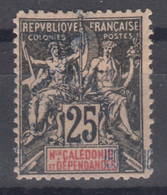 New Caledonia Nouvelle Caledonie 1903 Yvert#75 Mint Hinged, Moved Overprint - Neufs