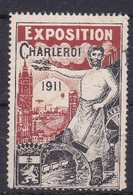 Vignette Cinderella Exposition Charleroi 1911 - Non Classificati