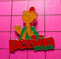 710e Pin's Pins / Beau Et Rare / THEME : MEDIAS / PETIT DINOSAURE MAGAZINE ENFANTS PERLIN PINPIN - Médias