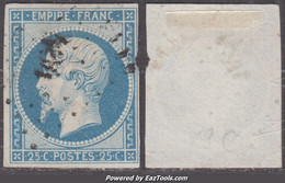 25c Empire Aspect TB à -25€ (Y&T N° 15 , Cote 290€) - 1853-1860 Napoléon III.