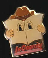 72418-Pin's-Le Courrier Picard Est Un Journal .Somme Et Dans L'Oise - Médias