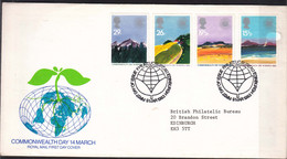 Great Britain 1983 Mi#942-945 FDC - Cartas & Documentos