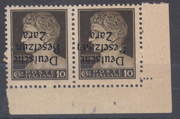 Germany Occupation Of Zadar (Zara) 1943 Mi#2 Mint Never Hinged Error - Inverted Overprint - Occupation 1938-45