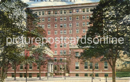NEW Y.M.C.A. PROVIDENCE RHODE ISLAND OLD COLOUR POSTCARD USA AMERICA - Providence