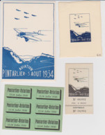 25 – PONTARLIER AVIATION 1934 Et 1930 – Lot Comprenant Une Carte Postale Du Meeting Du 5 Aout 1934 (Neuve) - Pontarlier