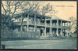 1918 Diego Suarez, La Residence Postcard Madagascar. Military Free Mail - Brieven En Documenten
