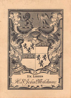 02940 "EX LIBRIS - ST. JPHN MILDMAY"  STEMMA - NOTIZIE - Exlibris