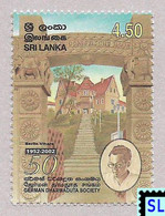 Sri Lanka Stamps 2002, German Dharmaduta Society, Germany, Elephants, Elephant, MNH - Sri Lanka (Ceylon) (1948-...)