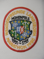 Ecusson Brodé Sport Athlétisme LAMBSBORN MARATHON 1980 Wanderfreunde - RHENANIE-PALATINAT  ALLEMAGNE - Athlétisme