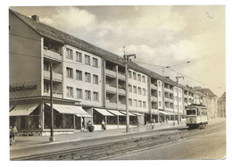 5500  NORDHAUSEN  -  RAUTESTRASSE  MIT STRASSENBAHN  1969 - Nordhausen