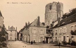 Sancerre - La Place De La Tour - Villageois - Sancerre