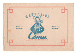 Buvard Margarine Céma A. Maillard & Cie à Bondues - Format : 18x12 cm - Alimentaire