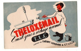 Buvard Email Gras à Séchage Normal Théloxémail T.L.C Théodore Lefebvre & Cie Lille - Format : 21x13.5 cm - E