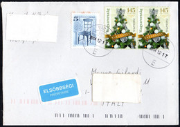 HUNGARY VAC 2014 - MAILED ENVELOPE - CHAIR / CHRISTMAS - Briefe U. Dokumente