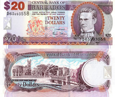 Barbados / 20 Dollars / 2007 / P-69(a) / UNC - Barbados (Barbuda)