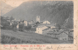 09875 "RONCO CANAVESE (TO) - PANORAMA" CART. ORIG. SPED. 1936 - Autres Villes
