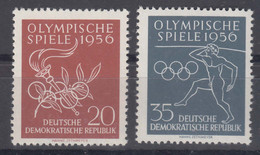 Germany DDR 1956 Olympic Games Mi#539-540 Mint Never Hinged - Ungebraucht