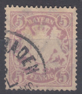Germany States Bavaria, Bayern 1888 Mi#55 Used - Oblitérés