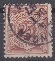Germany States Wurttemberg 1875 Mi#48 Used - Gebraucht