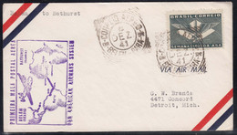 Brazil Airmail Cover 1941 With Special Postmarks - Storia Postale