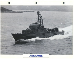 (25 X 19 Cm) (22-8-2021) - T - Photo And Info Sheet On Warship - Chile - Angamos - Autres & Non Classés