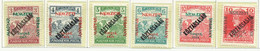 HUNGARY Ungarn Szeged Szegedin 1919 Overprints Mi 27-31, 36 M - Szeged