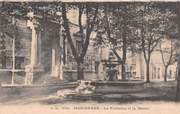 MARIGNANE - La Fontaine Et La Mairie - Marignane