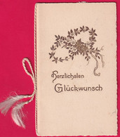 Prägekarte Aufklappbare Um Ca 1910/1920, Herzlichen Glückwunsch Zur Goldenen Hochzeit - Otros & Sin Clasificación