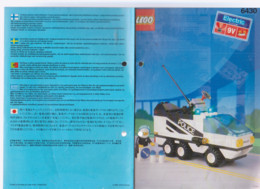 LEGO   Livre De Construction 6430    1991 - Catalogues