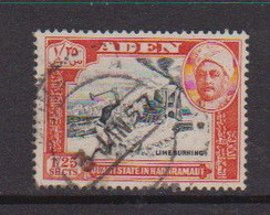 ADEN  HADHRAMAUT     1955    1s25  Black  And  Orange    USED - Aden (1854-1963)
