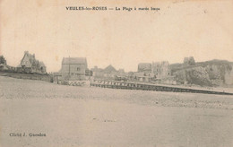 VEULES LES ROSES : LA PLAGE A MAREE BASSE - Veules Les Roses