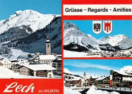 5 AK Österreich Vorarlberg * Ansichten Von Lech Am Arlberg Im Winter - 5 Mehrbildkarten * - Lech