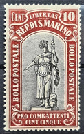 SAN MARINO 1918 - MNH - Sc# B5 - 10c - Unused Stamps