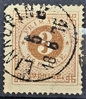 SWEDEN 1872 - Canceled - Sc# 17 - 3o - Used Stamps